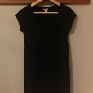 Black T-shirt dress